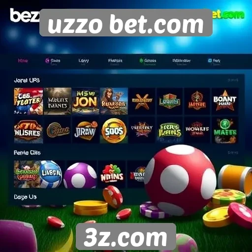 Comparação de jogos disponíveis na plataforma uzzo bet